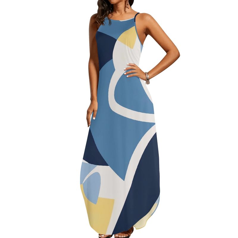 Women&#39;s Sleeveless Casual Dress