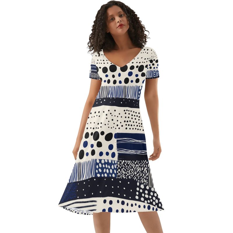 Women&#39;s Ruffle Trim Hem Summer Dress