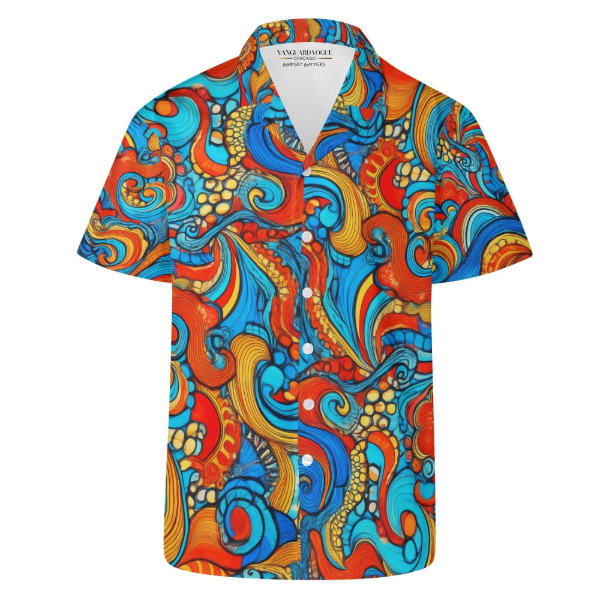 Men&#39;s Casual Retro Artsy Shirt