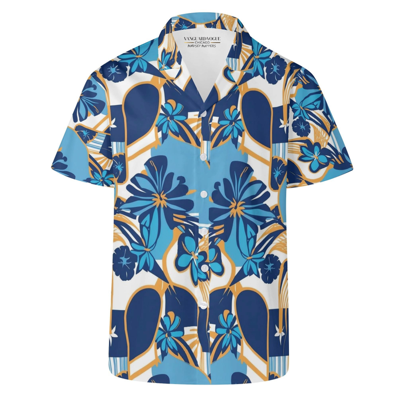 Men&#39;s Casual Retro Artsy Hawaiian Shirt