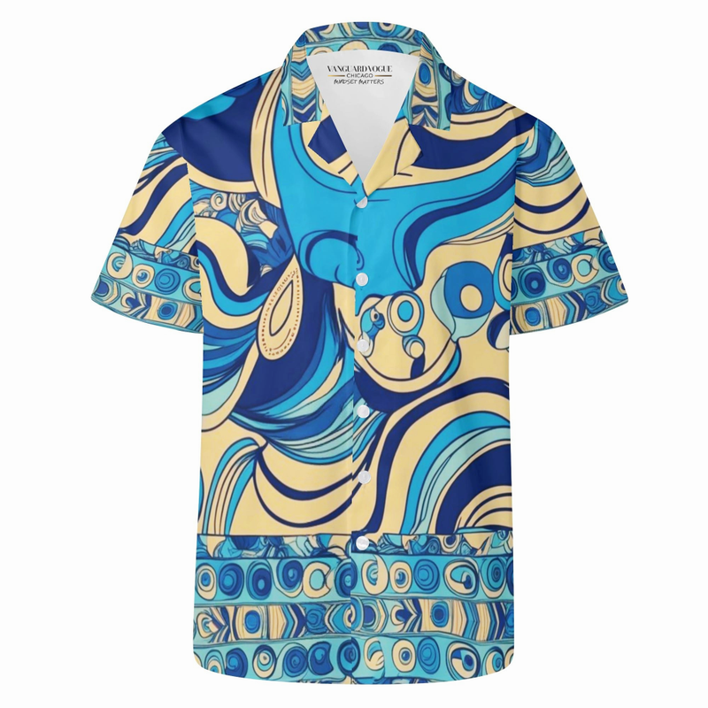 Men&#39;s Casual Retro Artsy Shirt