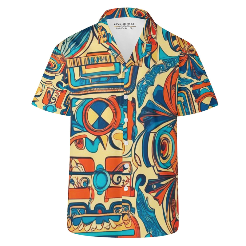 Men&#39;s Casual Retro Artsy Shirt