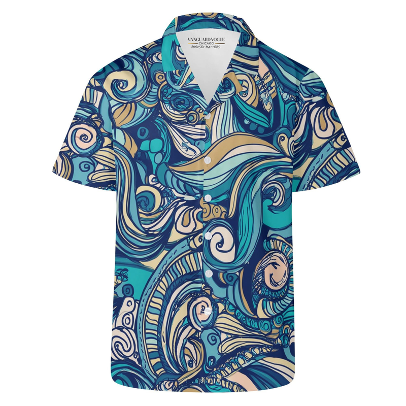 Men&#39;s Casual Retro Artsy Shirt