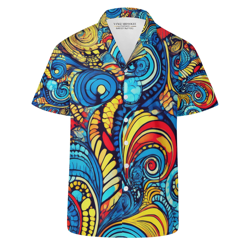 Men&#39;s Casual Retro Artsy Shirt