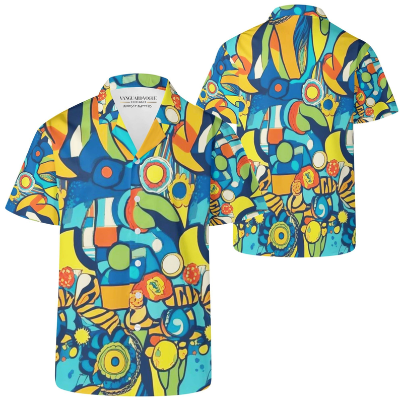 Men&#39;s Casual Retro Artsy Shirt