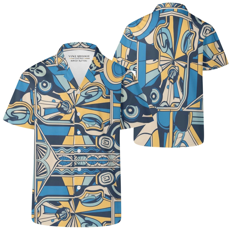 Men&#39;s Casual Retro Artsy Shirt