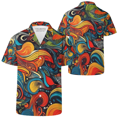 Men&#39;s Casual Retro Artsy Shirt