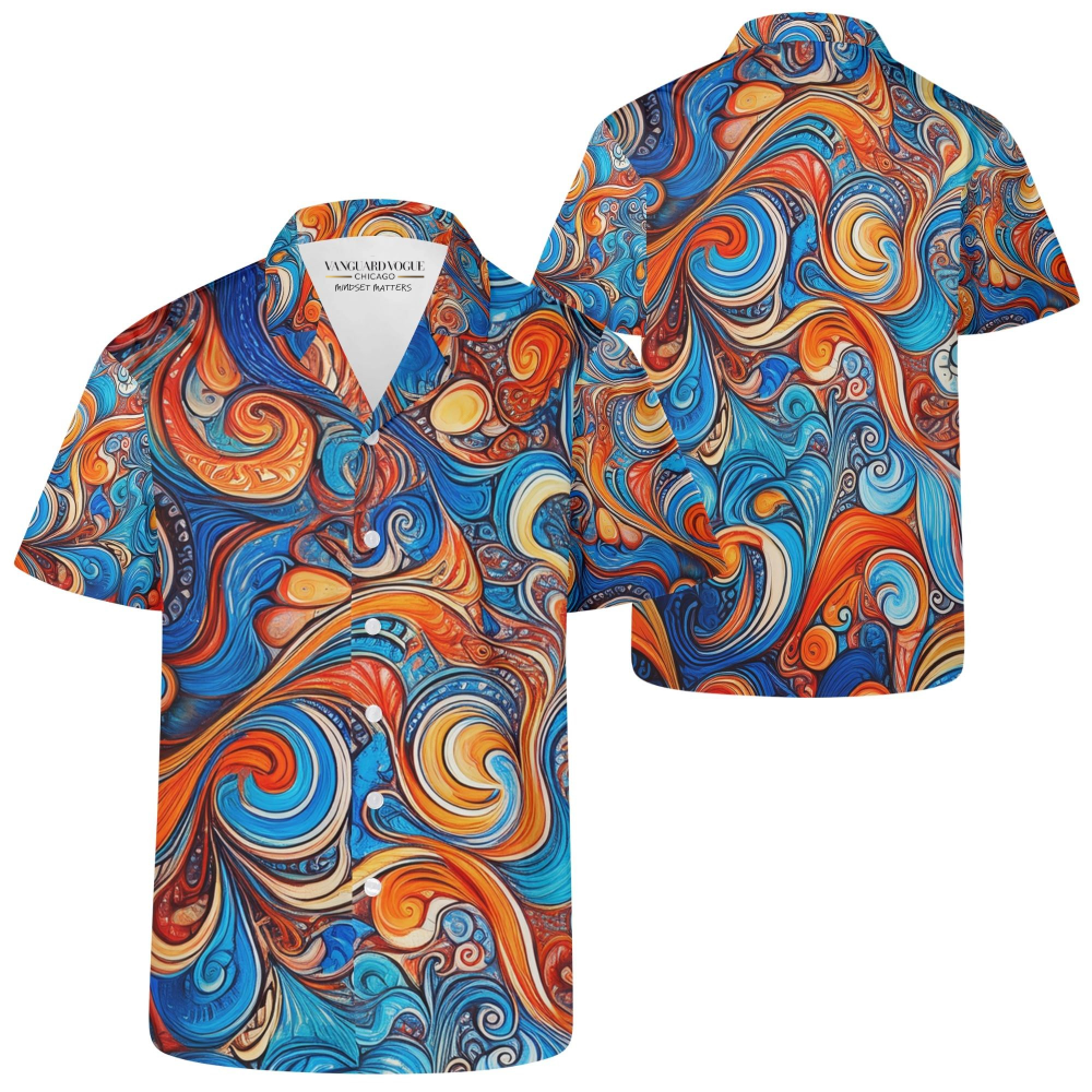Men&#39;s Casual Retro Artsy Shirt