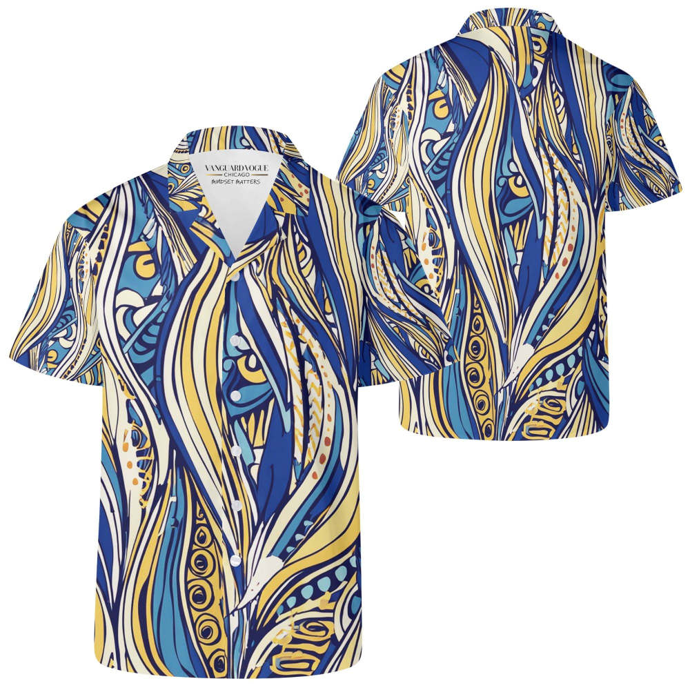 Men&#39;s Casual Retro Artsy Shirt