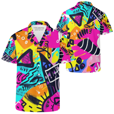 Men&#39;s Casual Retro Artsy Shirt
