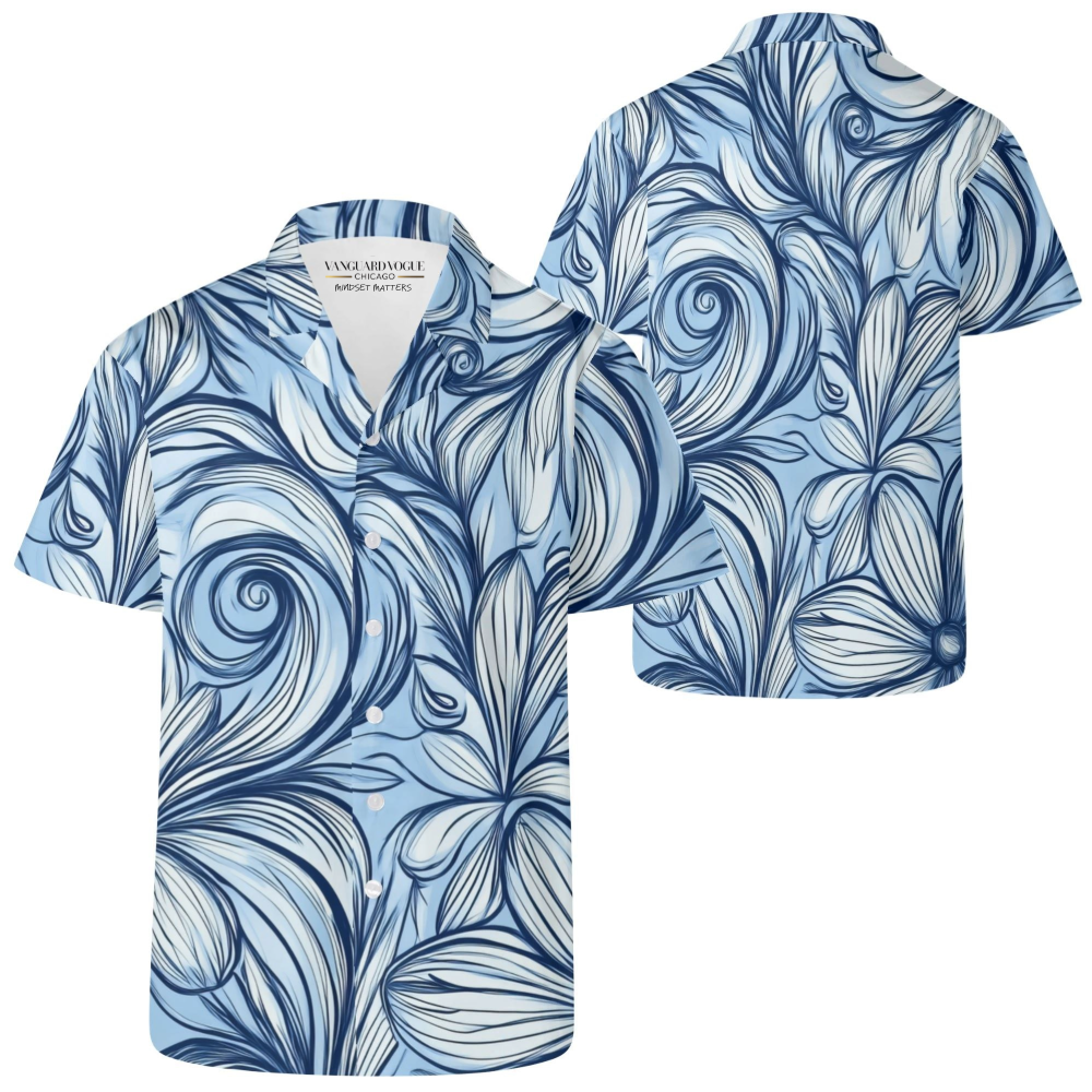 Men&#39;s Casual Retro Artsy Shirt
