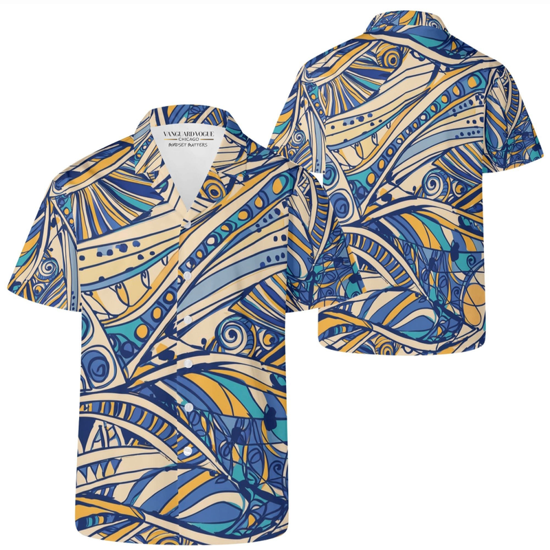 Men&#39;s Casual Retro Artsy Shirt