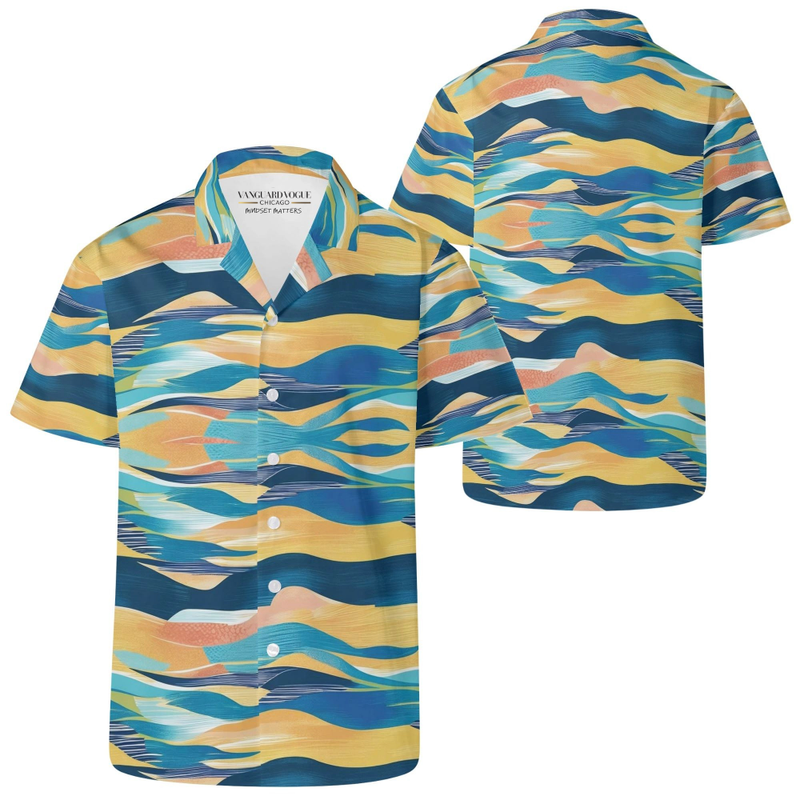 Men&#39;s Casual Retro Artsy Shirt