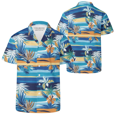 Men&#39;s Casual Retro Artsy Hawaiian Shirt