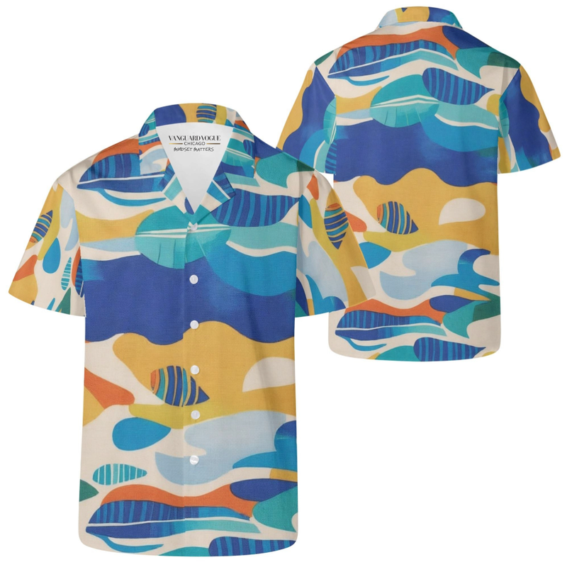 Men&#39;s Casual Retro Artsy Shirt