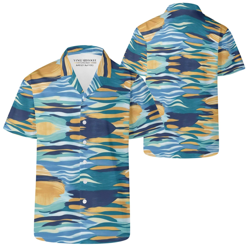 Men&#39;s Casual Retro Artsy Shirt