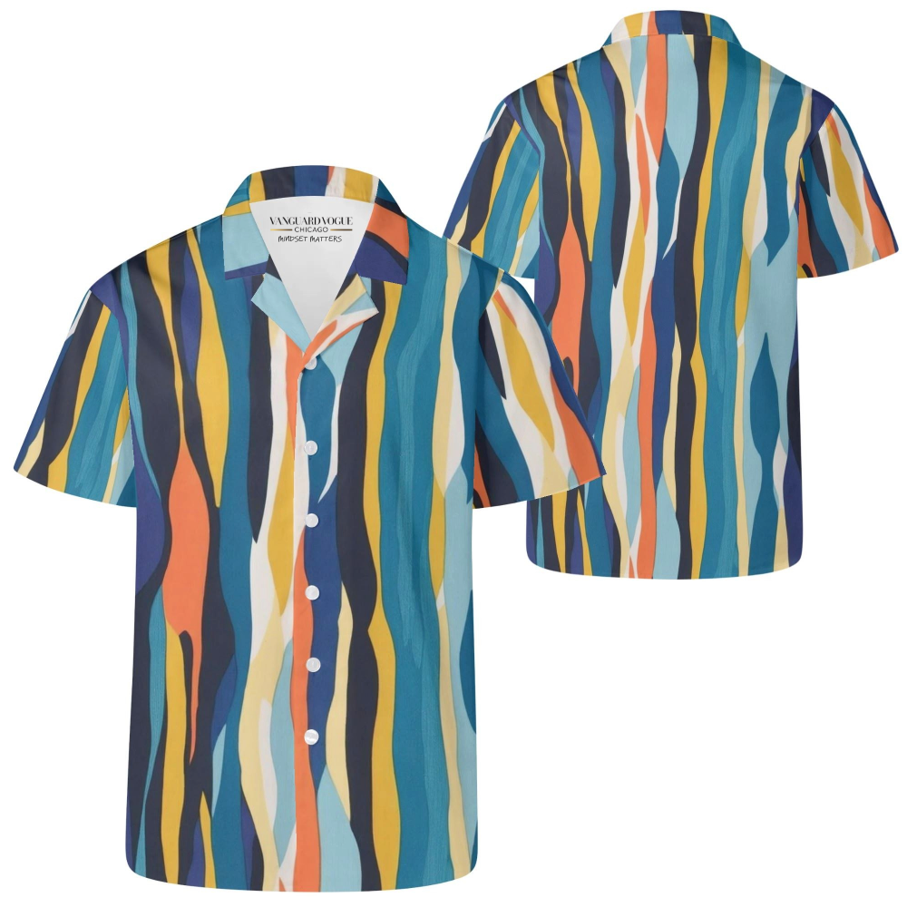 Men&#39;s Casual Retro Artsy Shirt