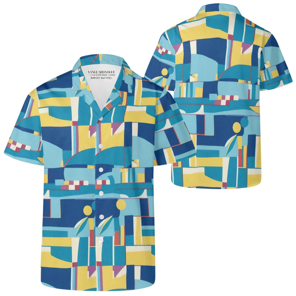 Men&#39;s Casual Retro Artsy Shirt