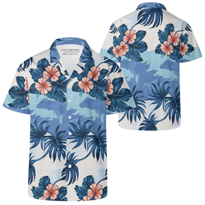 Men&#39;s Casual Retro Artsy Hawaiian Shirt