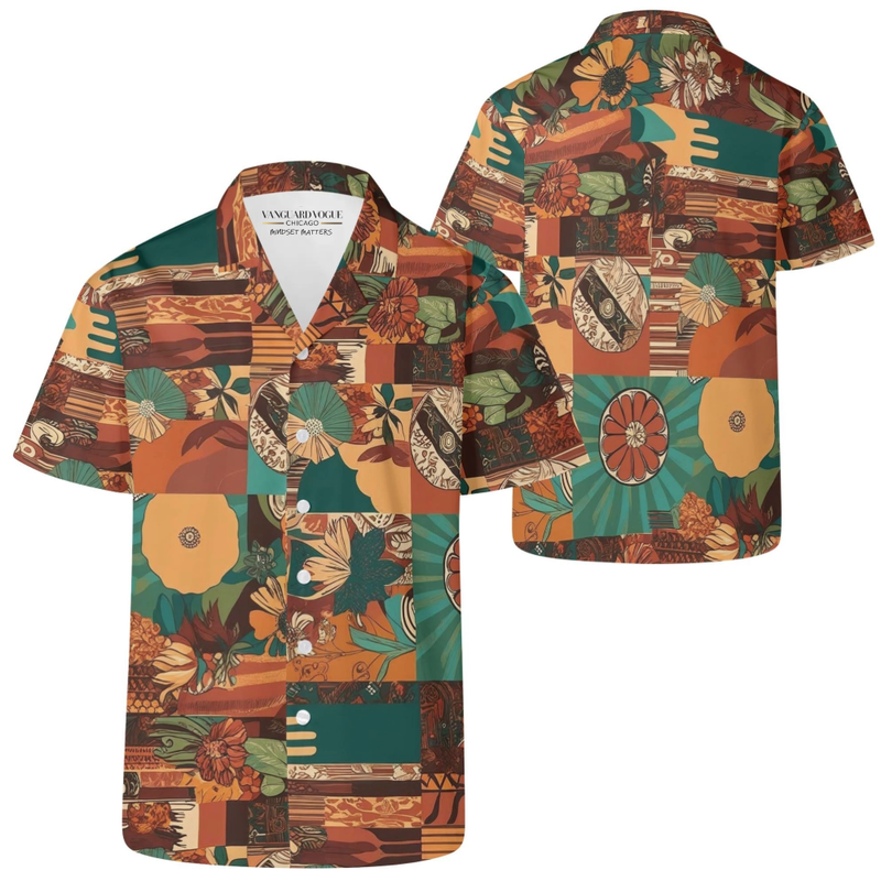 Men&#39;s Casual Retro Boho Artsy Shirt
