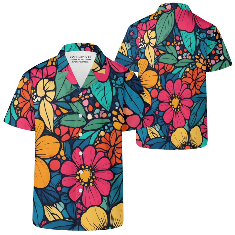 Men&#39;s Boho Print Casual Shirt