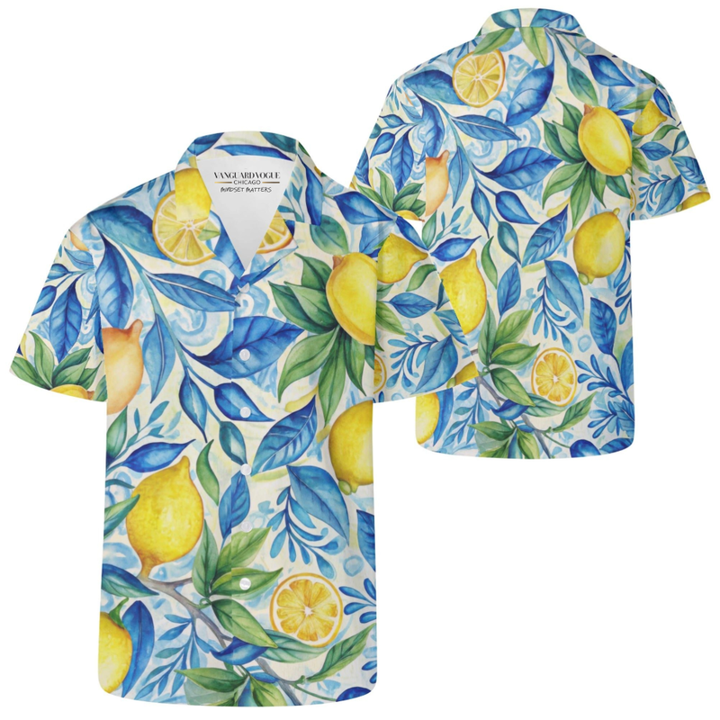 Men&#39;s Casual Hawaiian Shirt - Amalfi Collection