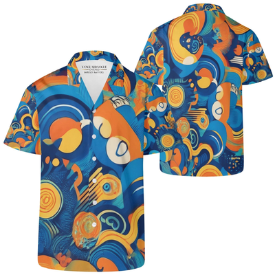 Men&#39;s Casual Retro Artsy Shirt