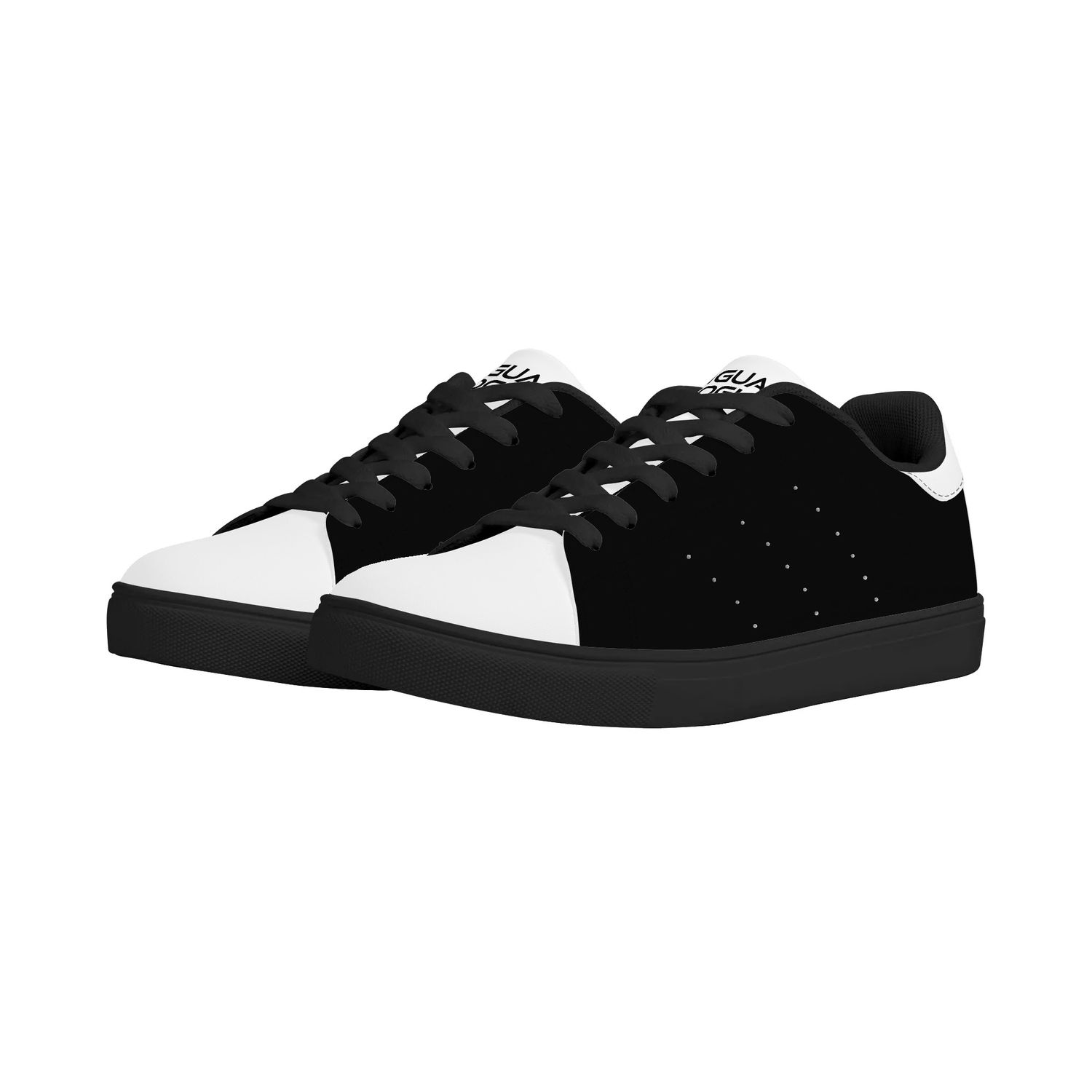 Men&#39;s Eco-Friendly Low-Top Casual Sneakers, color: Black, size: US14 (EU48)