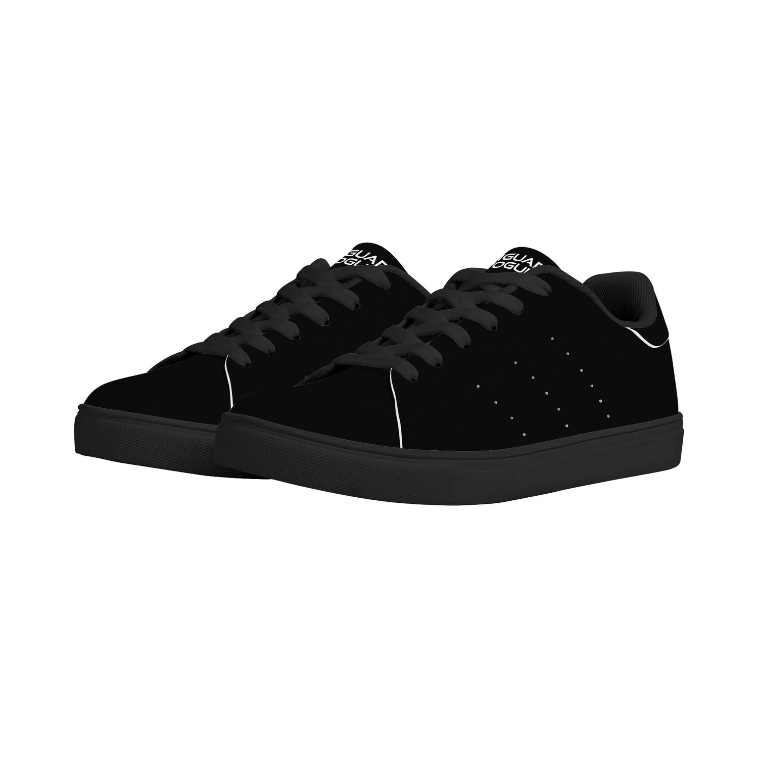 Men&#39;s Eco-Friendly Low-Top Casual Sneakers, color: Black, size: US14 (EU48)