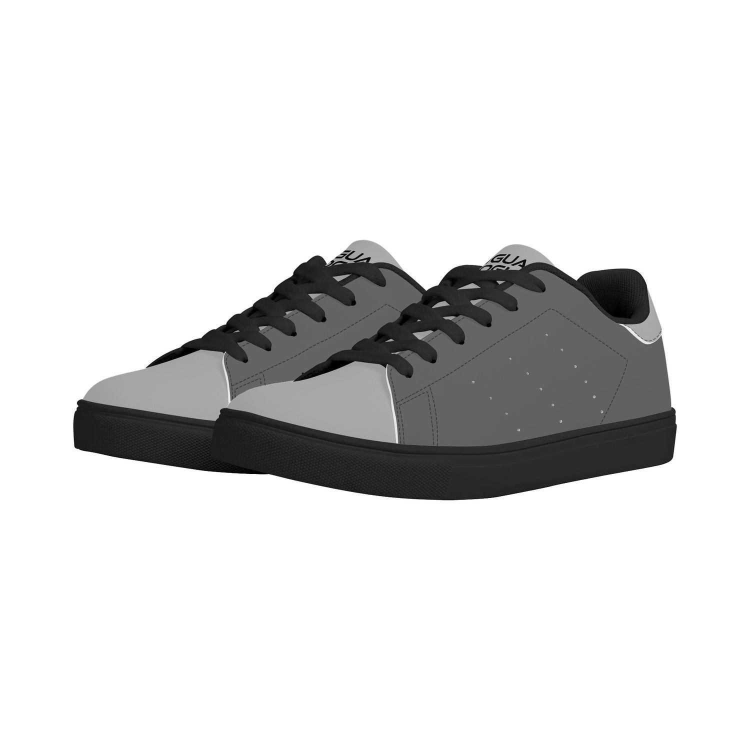Men&#39;s Eco-Friendly Low-Top Casual Sneakers, color: Black, size: US14 (EU48)