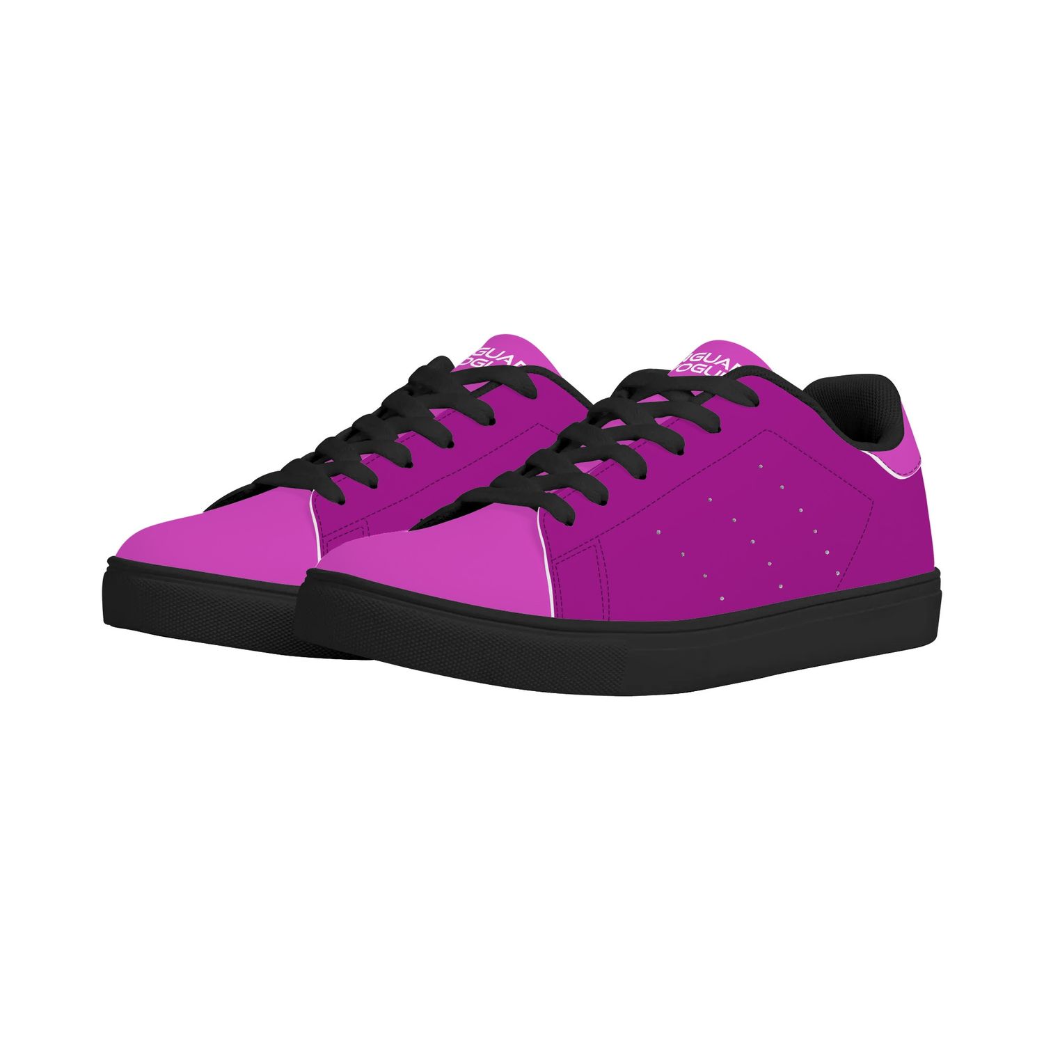 Women&#39;s Eco-Friendly Low-Top Casual Sneakers, color: Black, size: US12 (EU44)