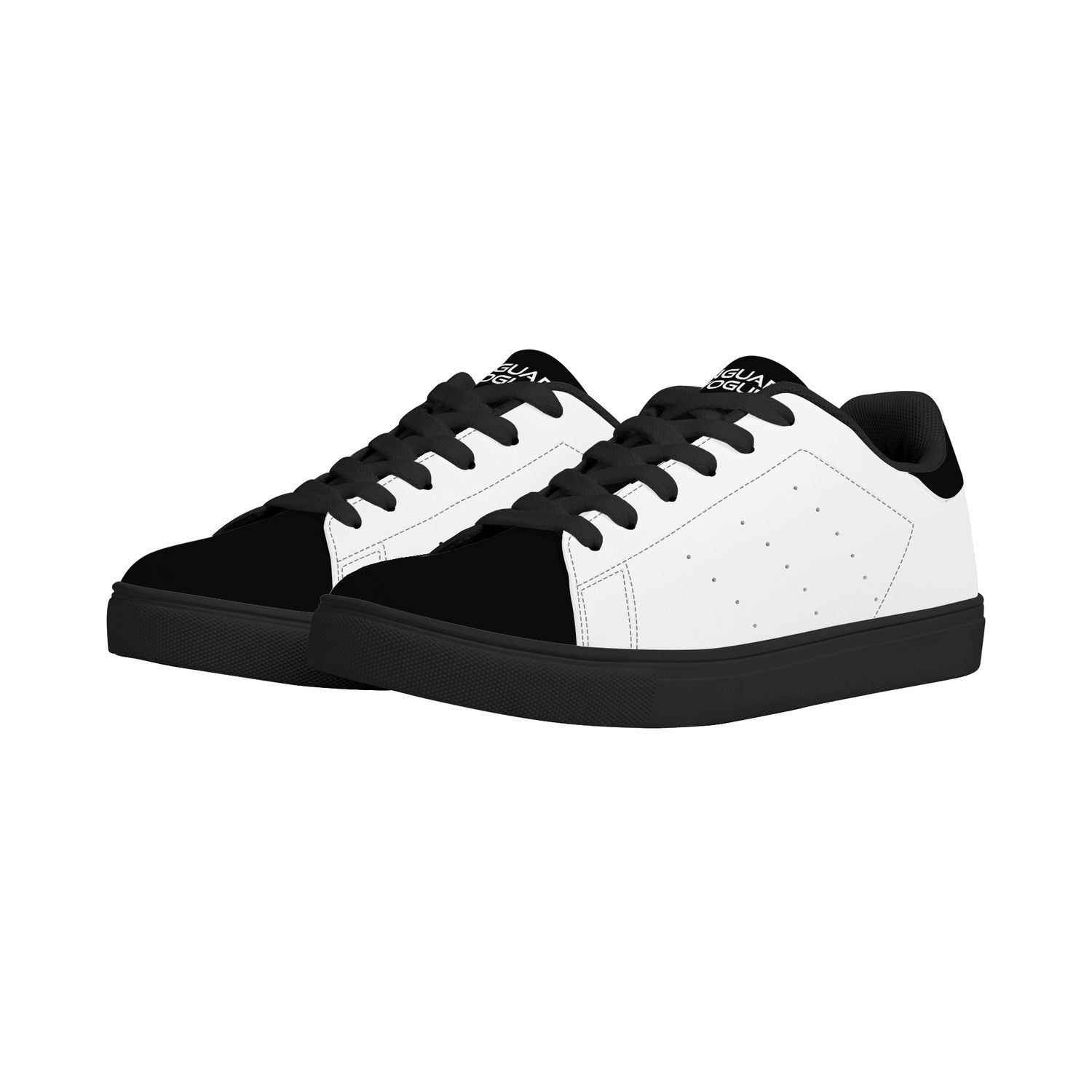 Women&#39;s Eco-Friendly Low-Top Casual Sneakers, color: Black, size: US12 (EU44)