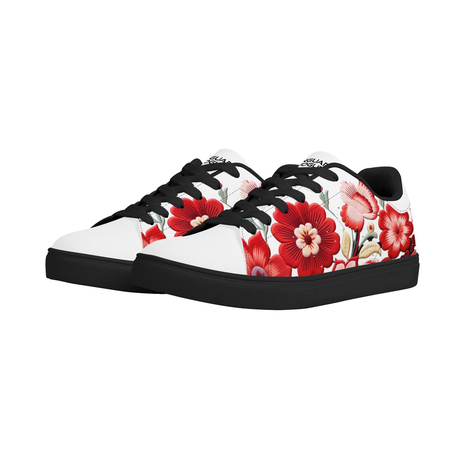 Women&#39;s Eco-Friendly Low-Top Casual Sneakers, color: Black, size: US12 (EU44)