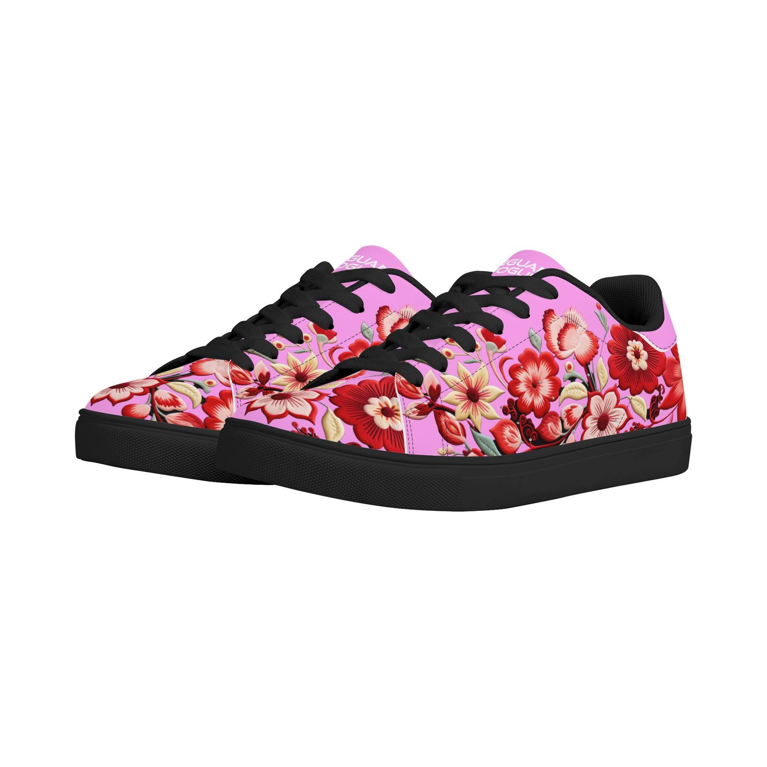 Women&#39;s Eco-Friendly Low-Top Casual Sneakers, color: Black, size: US12 (EU44)