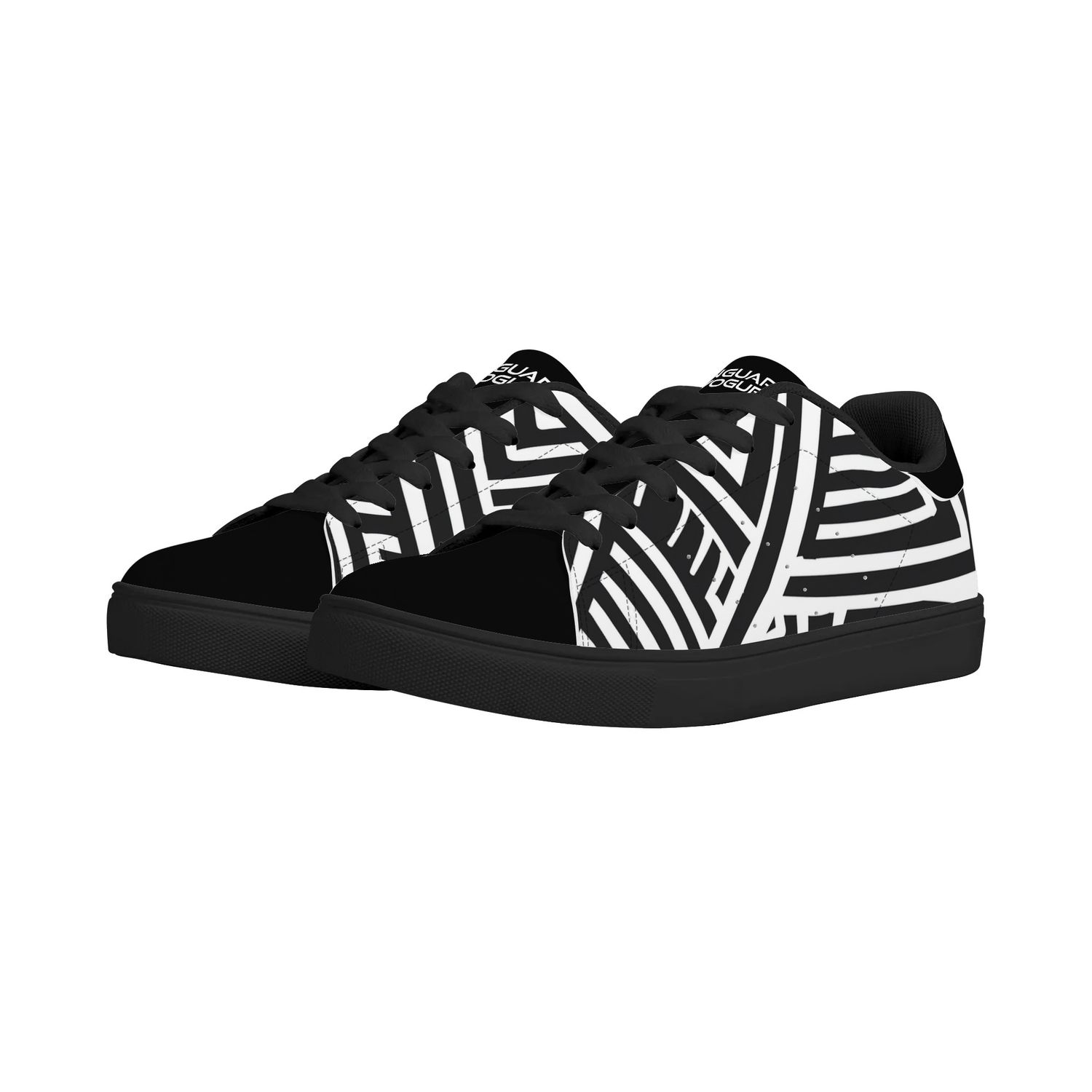 Men&#39;s Eco-Friendly Low-Top Casual Sneakers, color: Black, size: US14 (EU48)