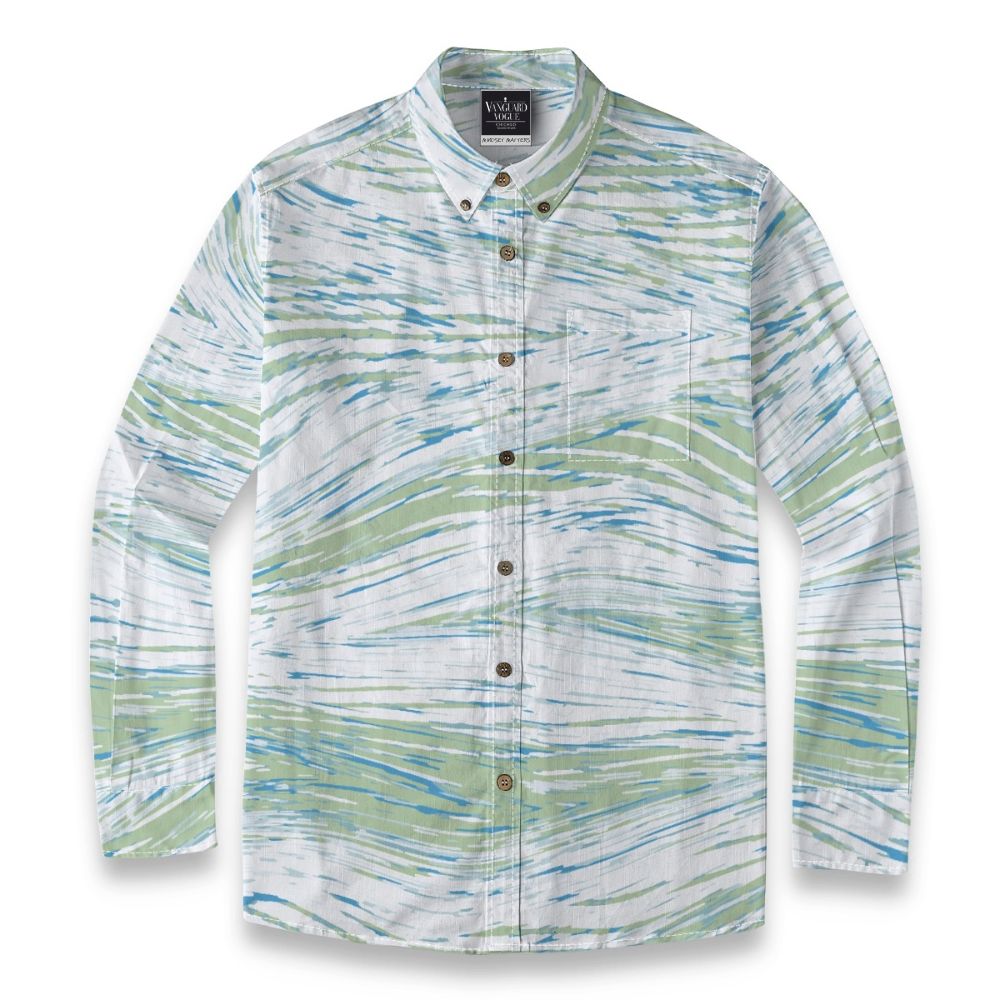 Men&#39;s Cotton Casual Lapel Long Sleeve Shirt