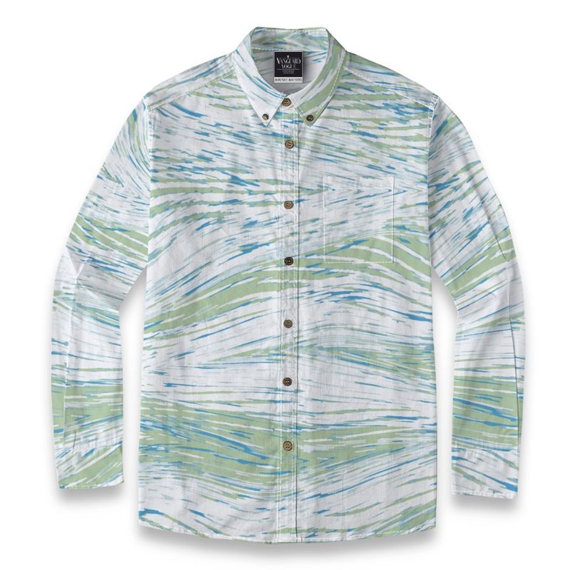 Men's Cotton Casual Lapel Long Sleeve Shirt