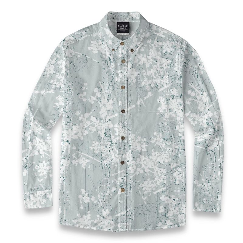 Men's Cotton Casual Lapel Long Sleeve Shirt