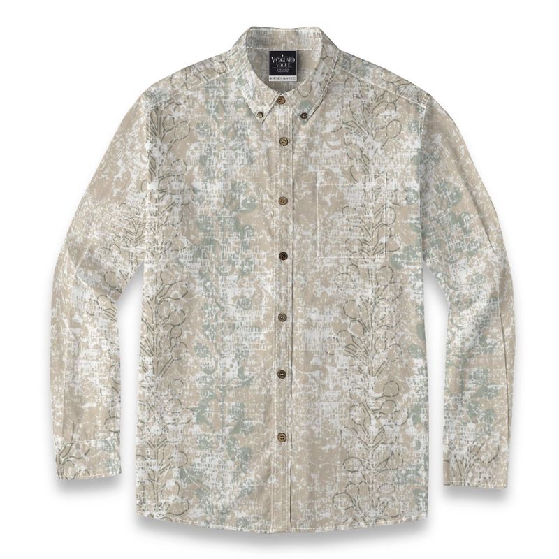 Men's Cotton Casual Lapel Long Sleeve Shirt