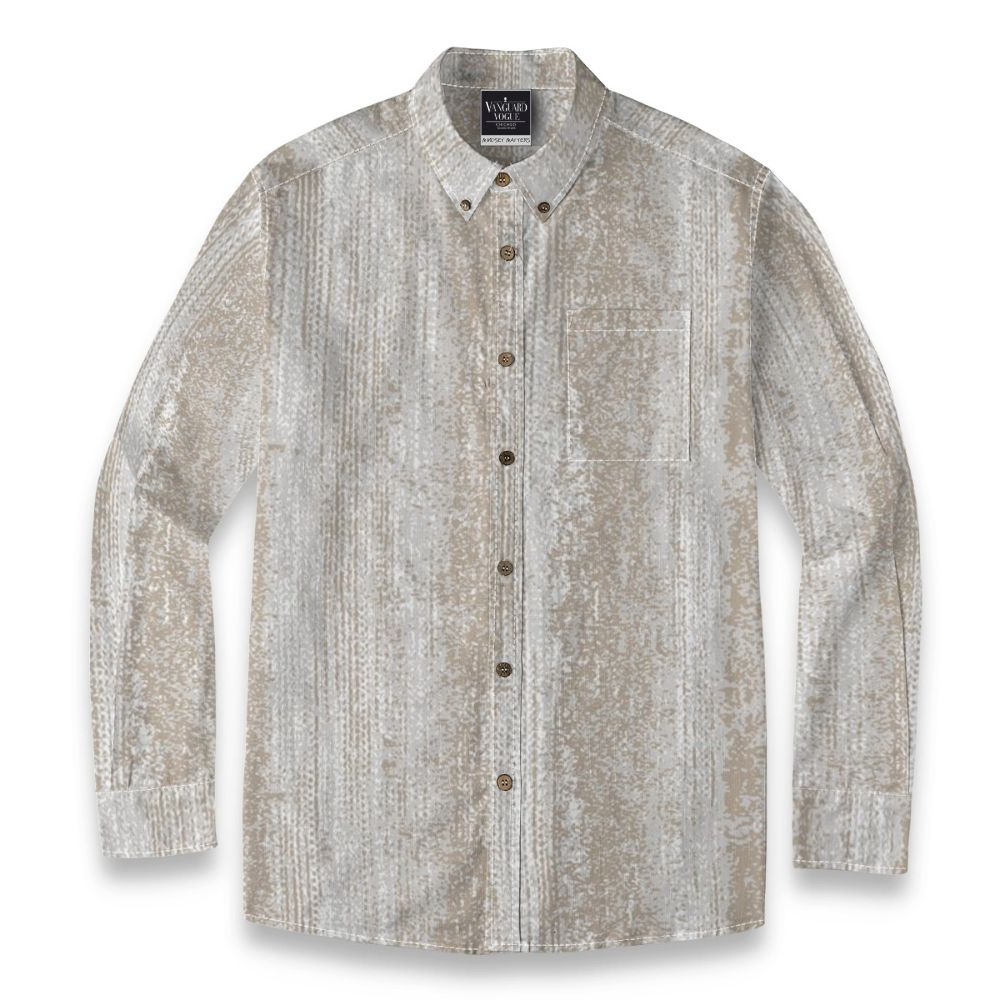 Men&#39;s Cotton Casual Lapel Long Sleeve Shirt