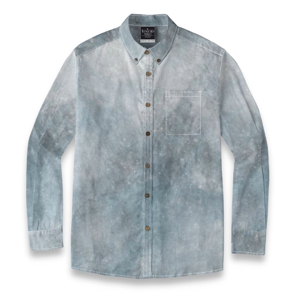 Men&#39;s Cotton Casual Lapel Long Sleeve Shirt