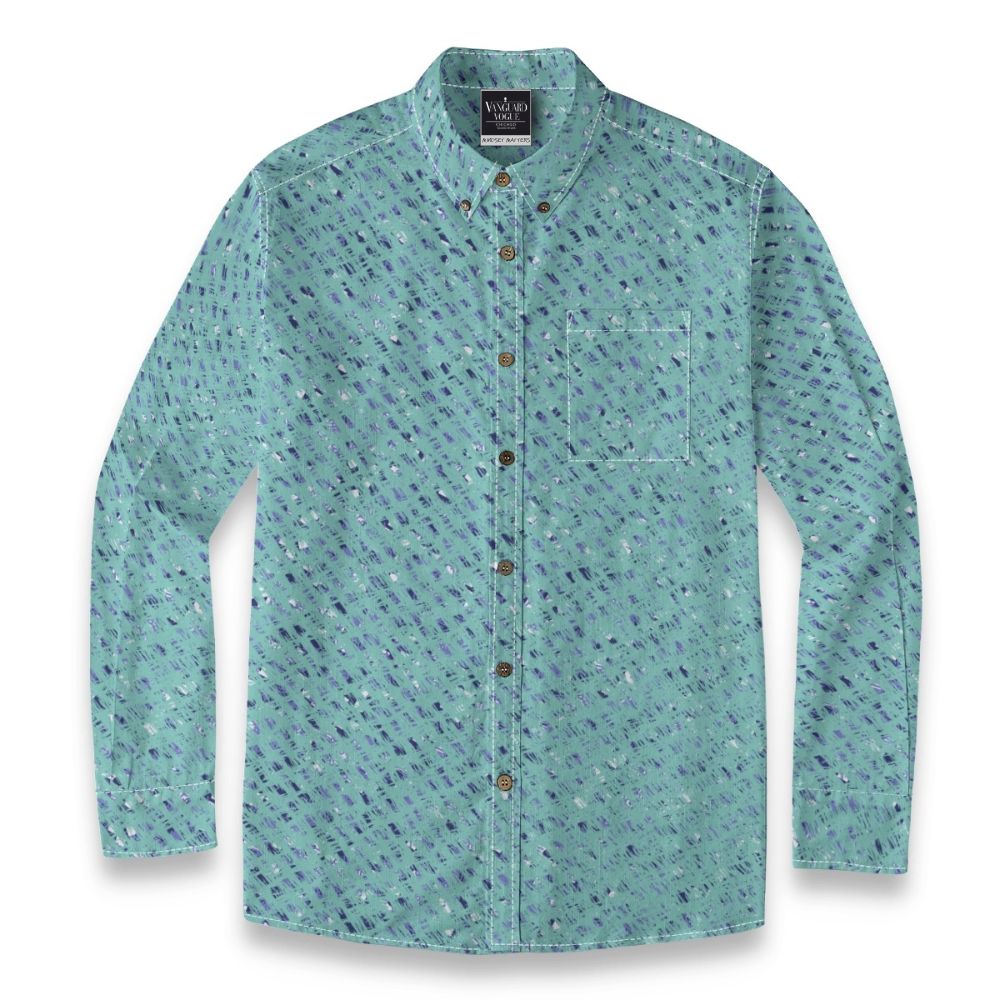 Men&#39;s Cotton Casual Lapel Long Sleeve Shirt