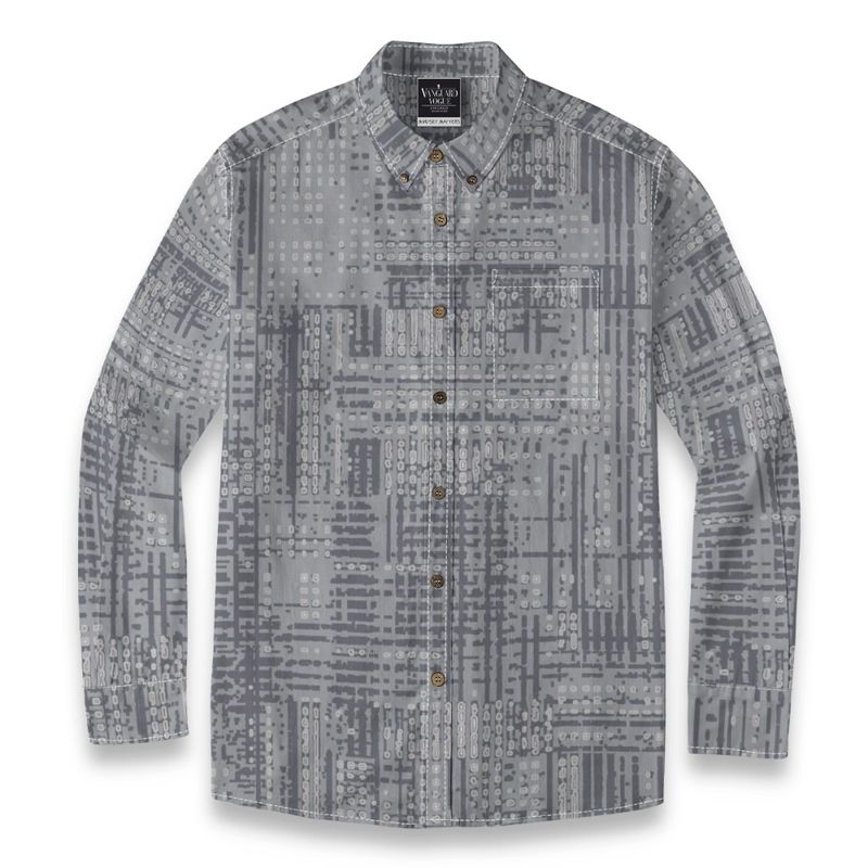 Men&#39;s Cotton Casual Lapel Long Sleeve Shirt