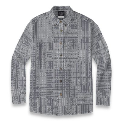 Men's Cotton Casual Lapel Long Sleeve Shirt