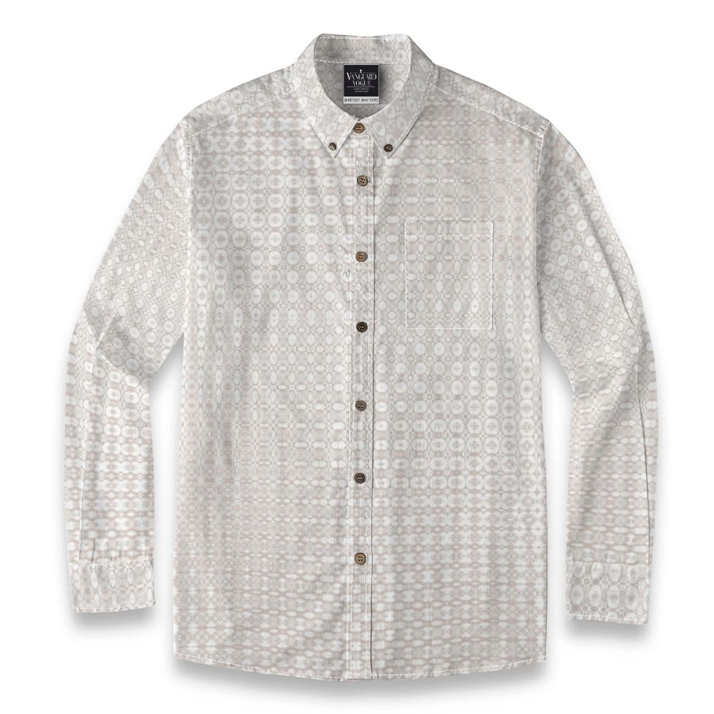 Men&#39;s Cotton Casual Lapel Long Sleeve Shirt