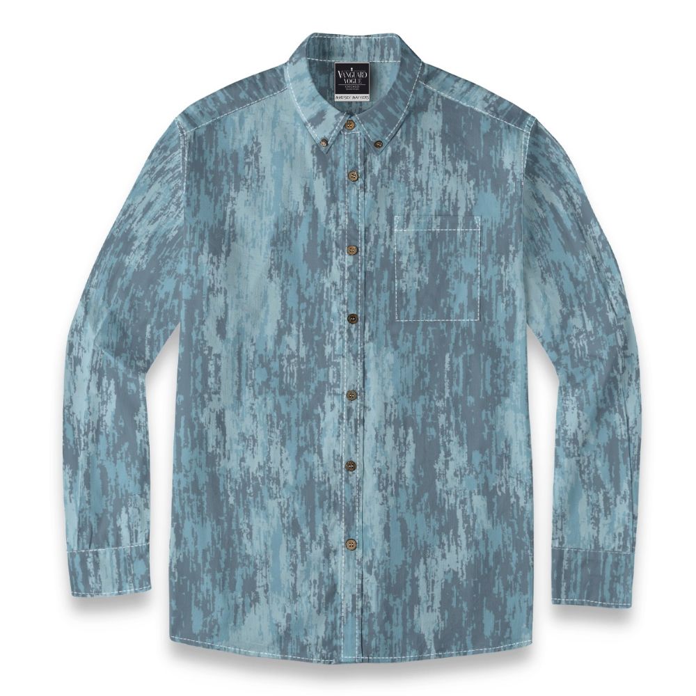 Men&#39;s Cotton Casual Lapel Long Sleeve Shirt