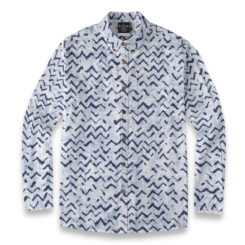 Men&#39;s Cotton Casual Lapel Long Sleeve Shirt