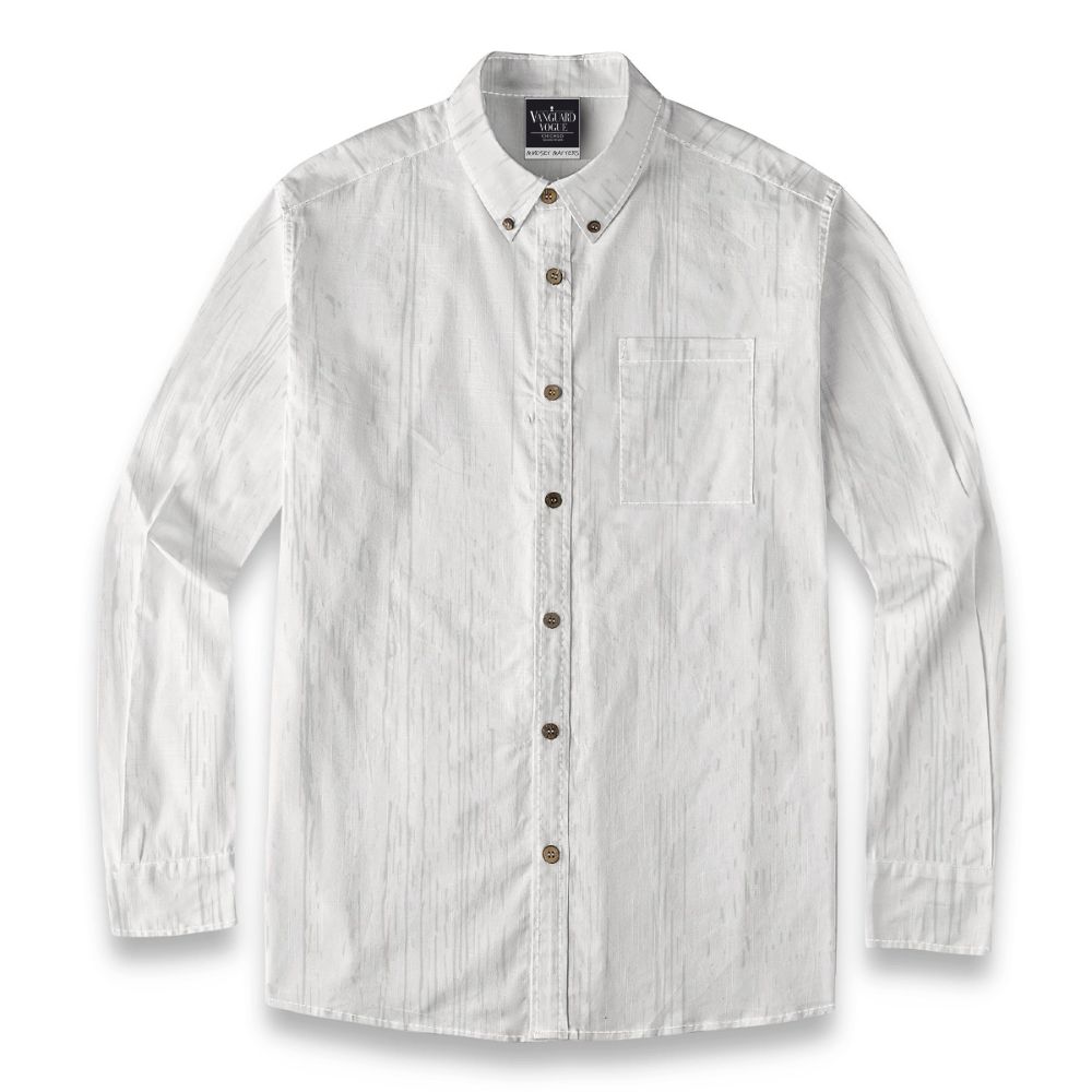 Men&#39;s Cotton Casual Lapel Long Sleeve Shirt