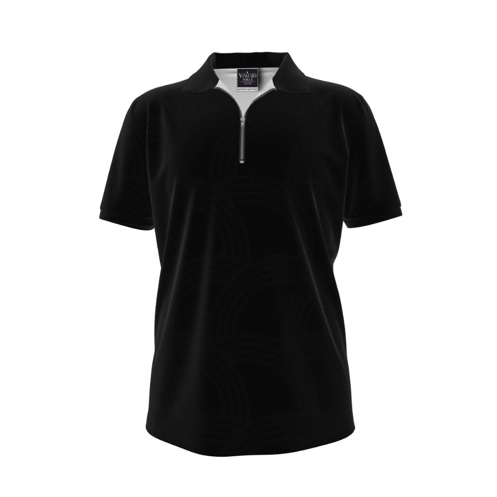 Men&#39;s Zipper Polo Shirt