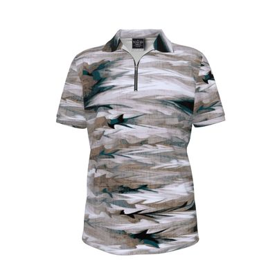 Men&#39;s Zipper Polo Shirt